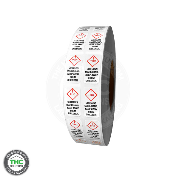 Colorado Recreational Warning Label, 0.625" x 1.25"