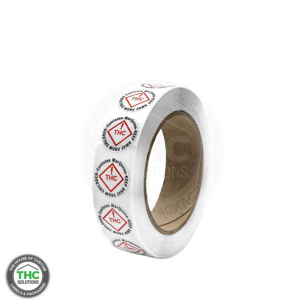 Colorado Circle Label, 1" x 1"