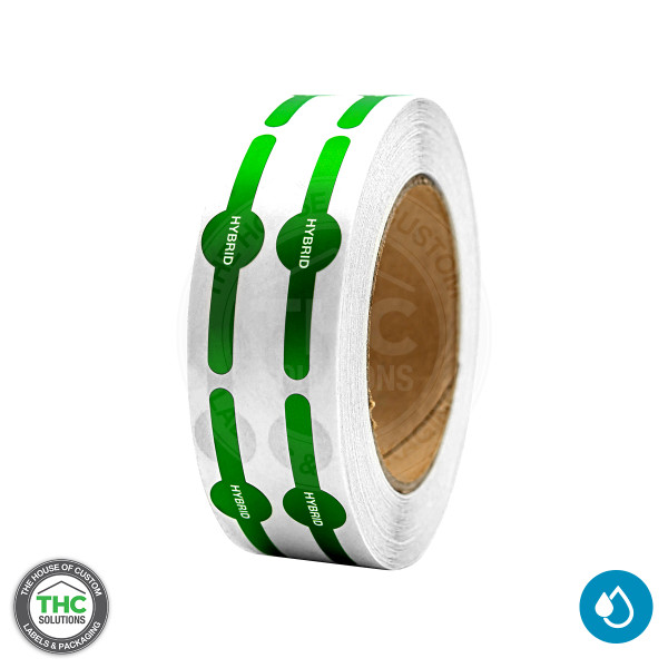 Hybrid Pre-Roll Tamper Labels - 0.61" X 2.5"