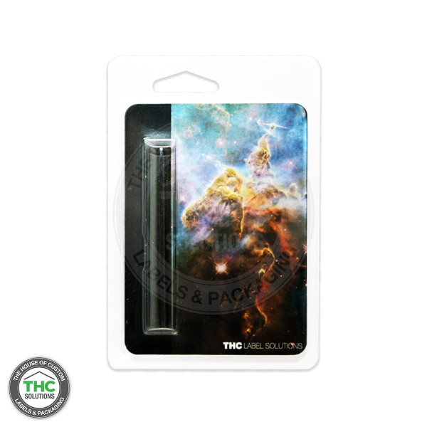 Clear clamshell blister pack for 0.5ml with custom insert