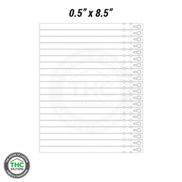 1/2" x 8 1/2" Laser Printable Plant Wraps / Branch Wraps