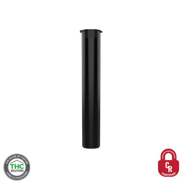 116mm Black Child-Resistant Pre-Roll Tube (Qty 500)